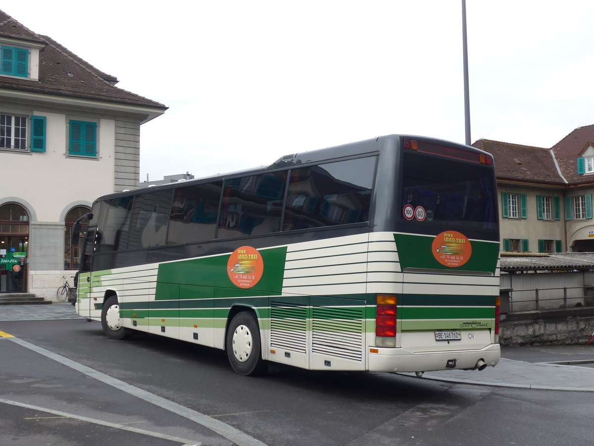 (170'331) - Land-Taxi, Wattenwil - BE 146'762 - Dr�gm�ller am 2. Mai 2016 beim Bahnhof Thun