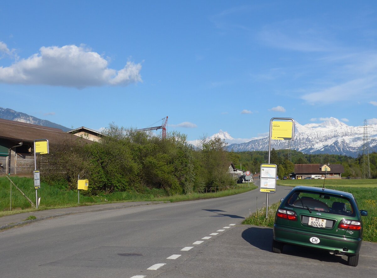 (170'339) - STI-Haltestellen am 4. Mai 2016 in Zwieselberg, Gl�tsch