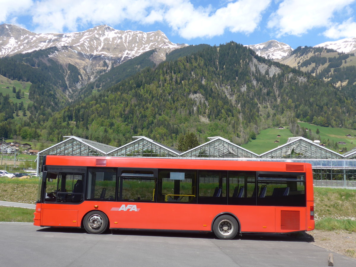 (170'457) - AFA Adelboden - Nr. 55/BE 611'055 - MAN/G�ppel am 10. Mai 2016 in Frutigen, Garage