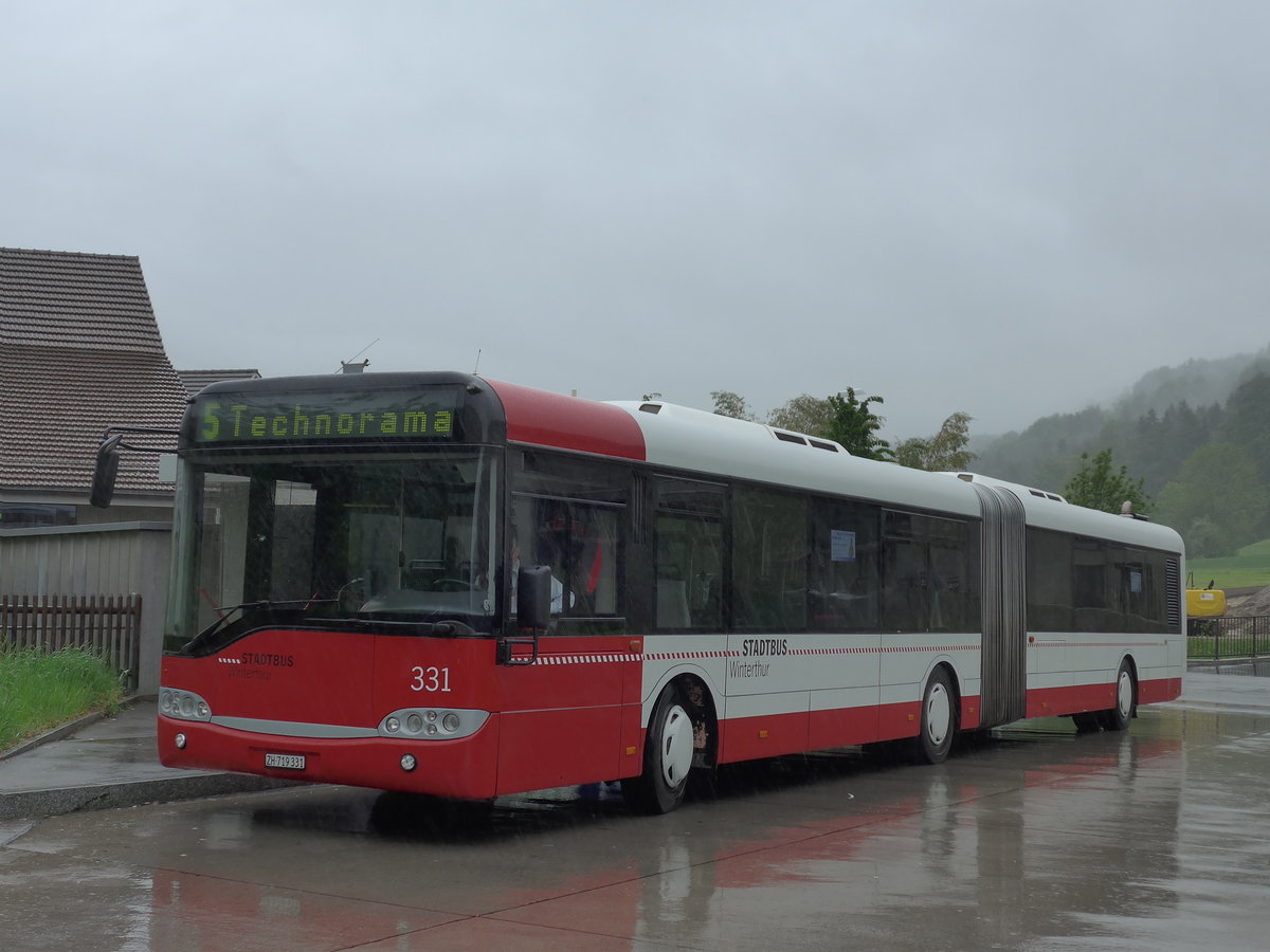 (170'507) - SW Winterthur - Nr. 331/ZH 719'331 - Solaris am 13. Mai 2016 in Winterthur, D�ttnau