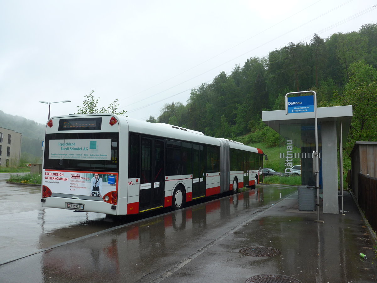 (170'508) - SW Winterthur - Nr. 331/ZH 719'331 - Solaris am 13. Mai 2016 in Winterthur, D�ttnau