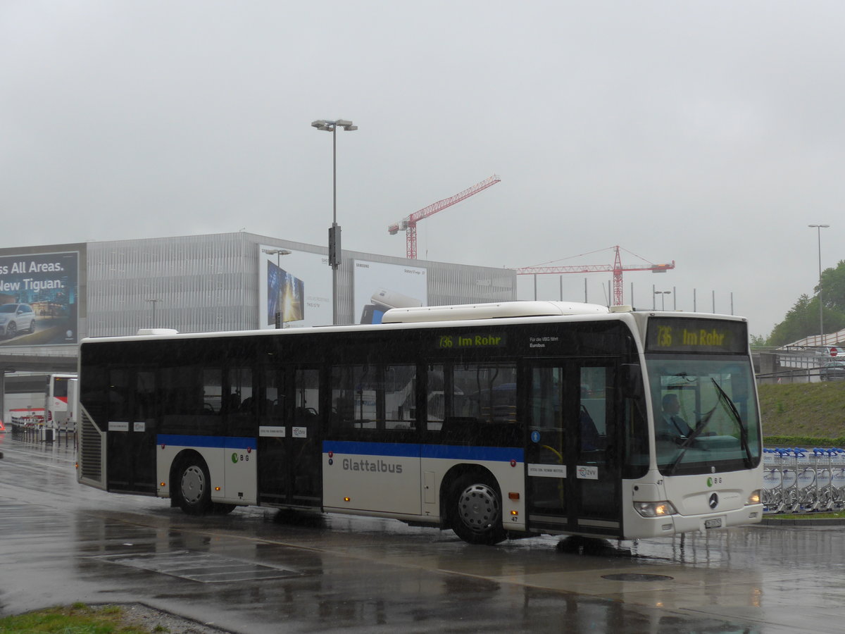 (170'521) - Welti-Furrer, Bassersdorf - Nr. 47/ZH 320'757 - Mercedes (ex Ryffel, Uster Nr. 68) am 13. Mai 2016 in Z�rich, Flughafen