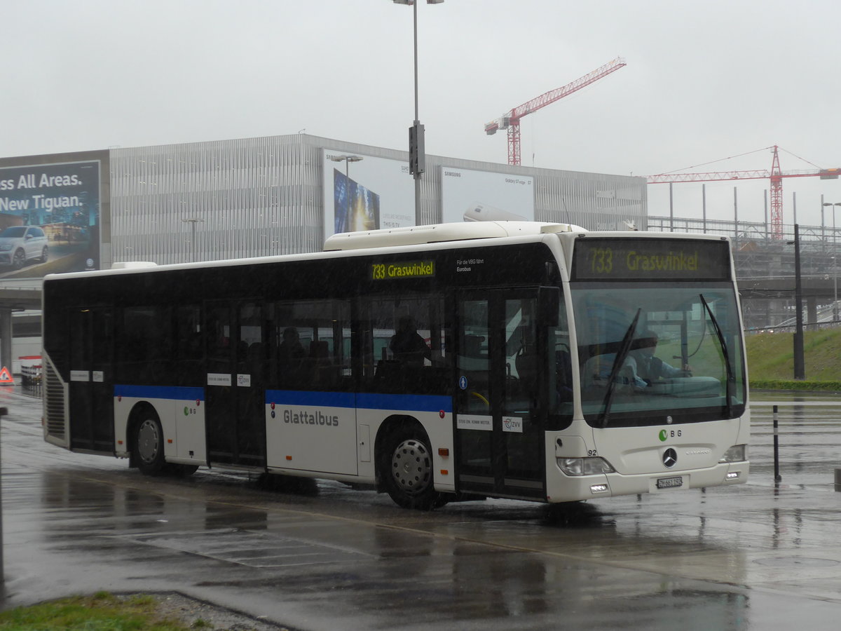 (170'522) - Welti-Furrer, Bassersdorf - Nr. 92/ZH 661'192 - Mercedes am 13. Mai 2016 in Z�rich, Flughafen
