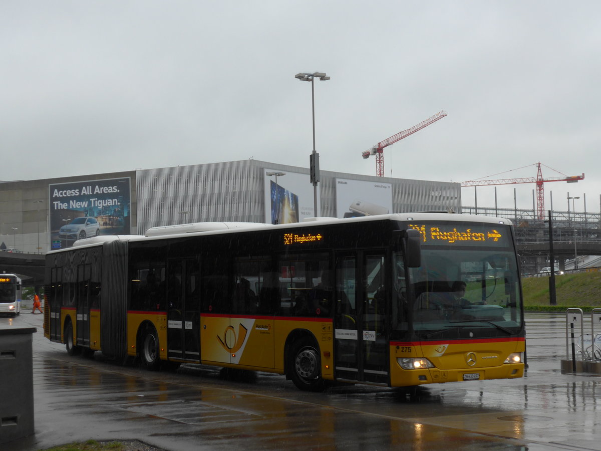 (170'524) - PostAuto Z�rich - Nr. 275/ZH 633'497 - Mercedes am 13. Mai 2016 in Z�rich, Flughafen