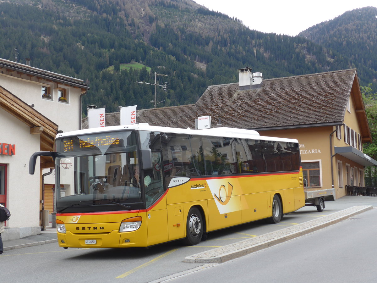 (170'899) - Terretaz, Zernez - GR 26'201 - Setra am 16. Mai 2016 in M�stair, Posta
