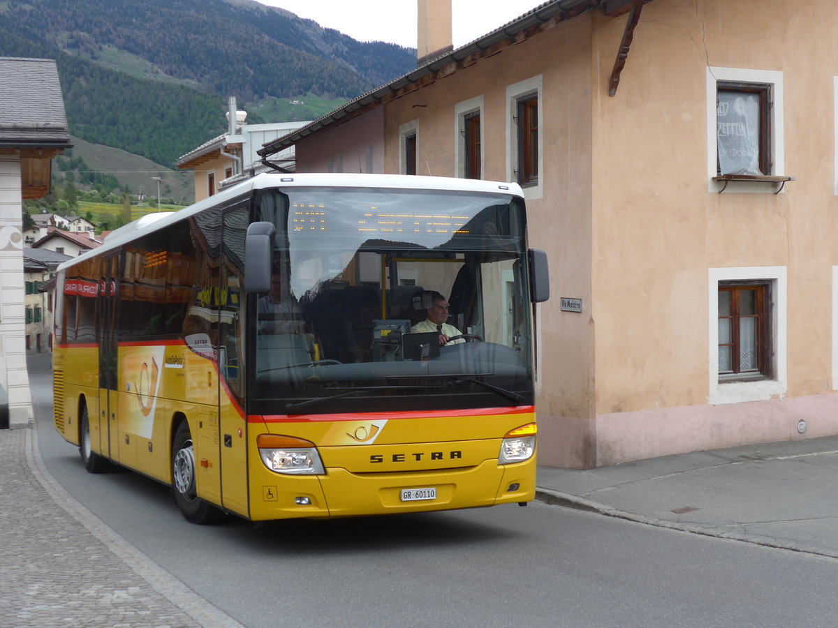 (170'913) - Terretaz, Zernez - GR 60'110 - Setra am 16. Mai 2016 in M�stair, Posta