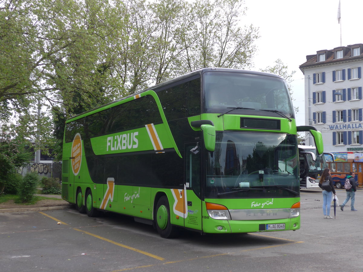 (170'968) - Aus Deutschland: Albus, M�nchen - Nr. M8048/M-AG 8048 - Setra am 16. Mai 2016 in Z�rich, Sihlquai
