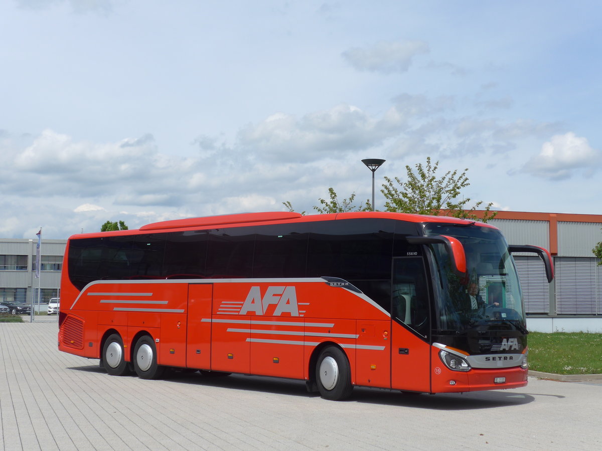 (171'179) - F�r die Schweiz: AFA Adelboden - Nr. 16/BE 21'181 - Setra am 20. Mai 2016 in Neu-Ulm, Setrawerk