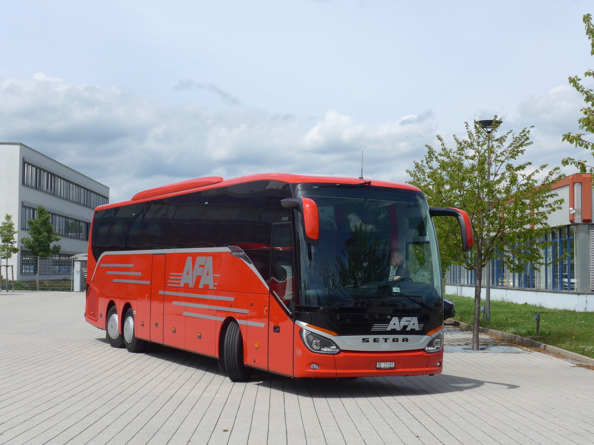 (171'180) - F�r die Schweiz: AFA Adelboden - Nr. 16/BE 21'181 - Setra am 20. Mai 2016 in Neu-Ulm, Setrawerk