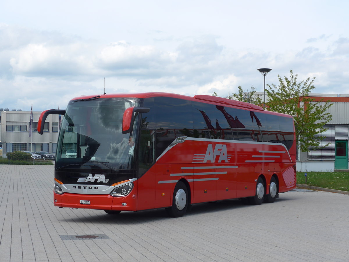 (171'182) - F�r die Schweiz: AFA Adelboden - Nr. 16/BE 21'181 - Setra am 20. Mai 2016 in Neu-Ulm, Setrawerk