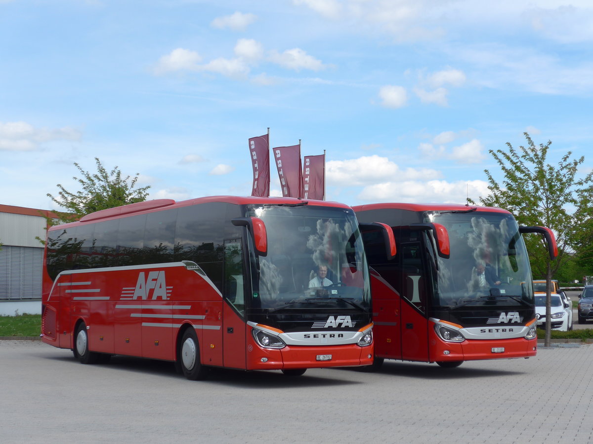 (171'184) - F�r die Schweiz: AFA Adelboden - Nr. 15/BE 26'702 - Setra am 20. Mai 2016 in Neu-Ulm, Setrawerk