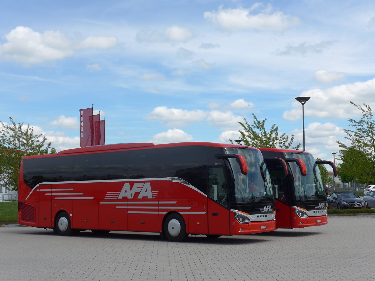(171'186) - F�r die Schweiz: AFA Adelboden - Nr. 15/BE 26'702 - Setra am 20. Mai 2016 in Neu-Ulm, Setrawerk