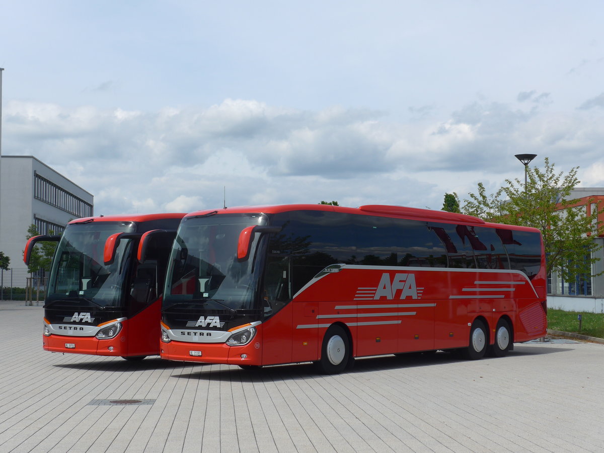 (171'190) - F�r die Schweiz: AFA Adelboden - Nr. 16/BE 21'181 - Setra am 20. Mai 2016 in Neu-Ulm, Setrawerk