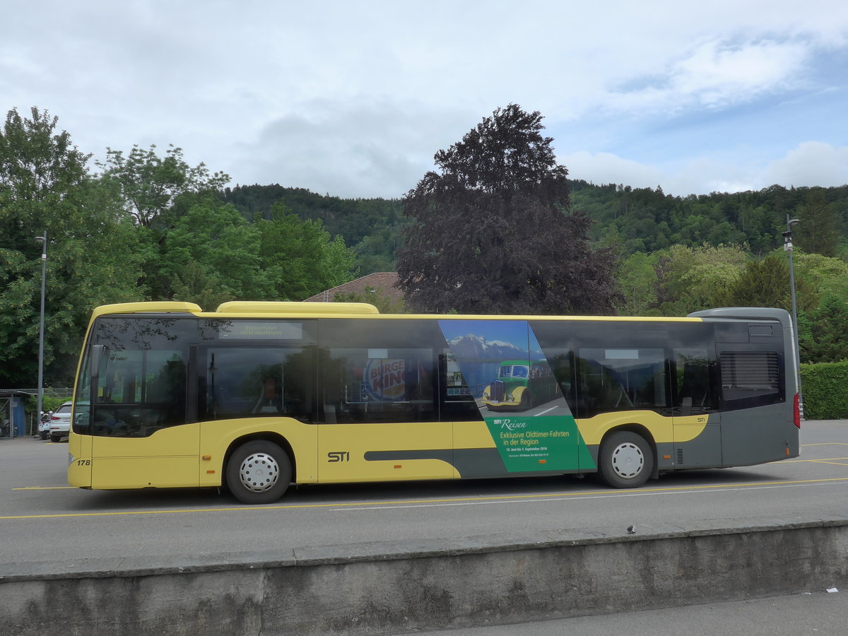 (171'540) - STI Thun - Nr. 178/BE 752'178 - Mercedes am 31. Mai 2016 bei der Schiffl�ndte Thun