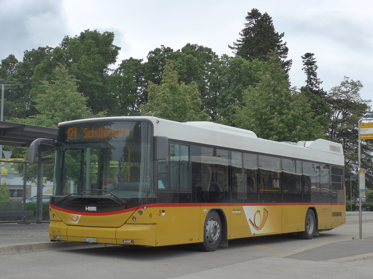 (171'764) - Klopfstein, Laupen - Nr. 6/BE 669'359 - Hess am 13. Juni 2016 beim Bahnhof D�dingen