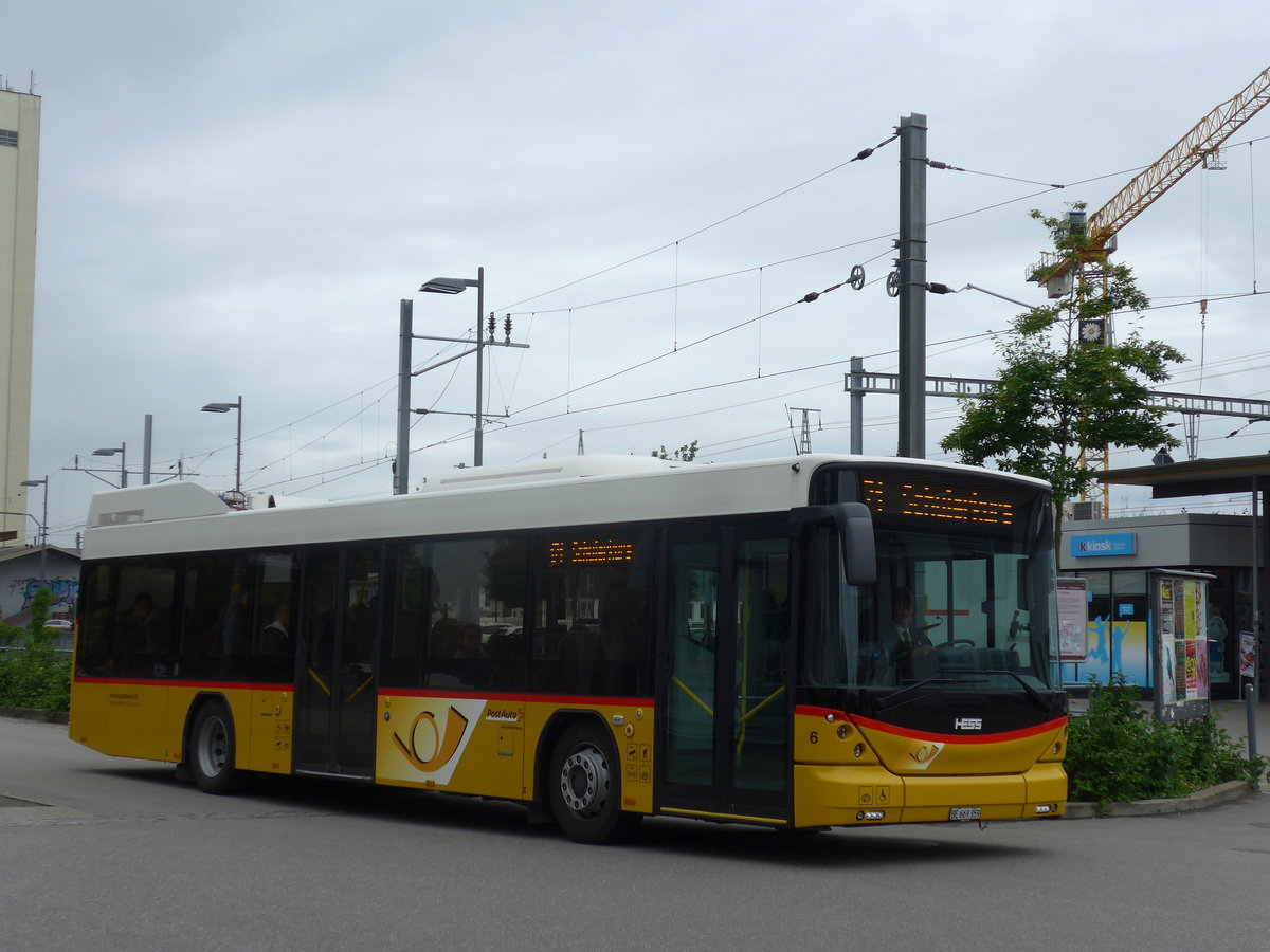 (171'774) - Klopfstein, Laupen - Nr. 6/BE 669'359 - Hess am 13. Juni 2016 beim Bahnhof D�dingen
