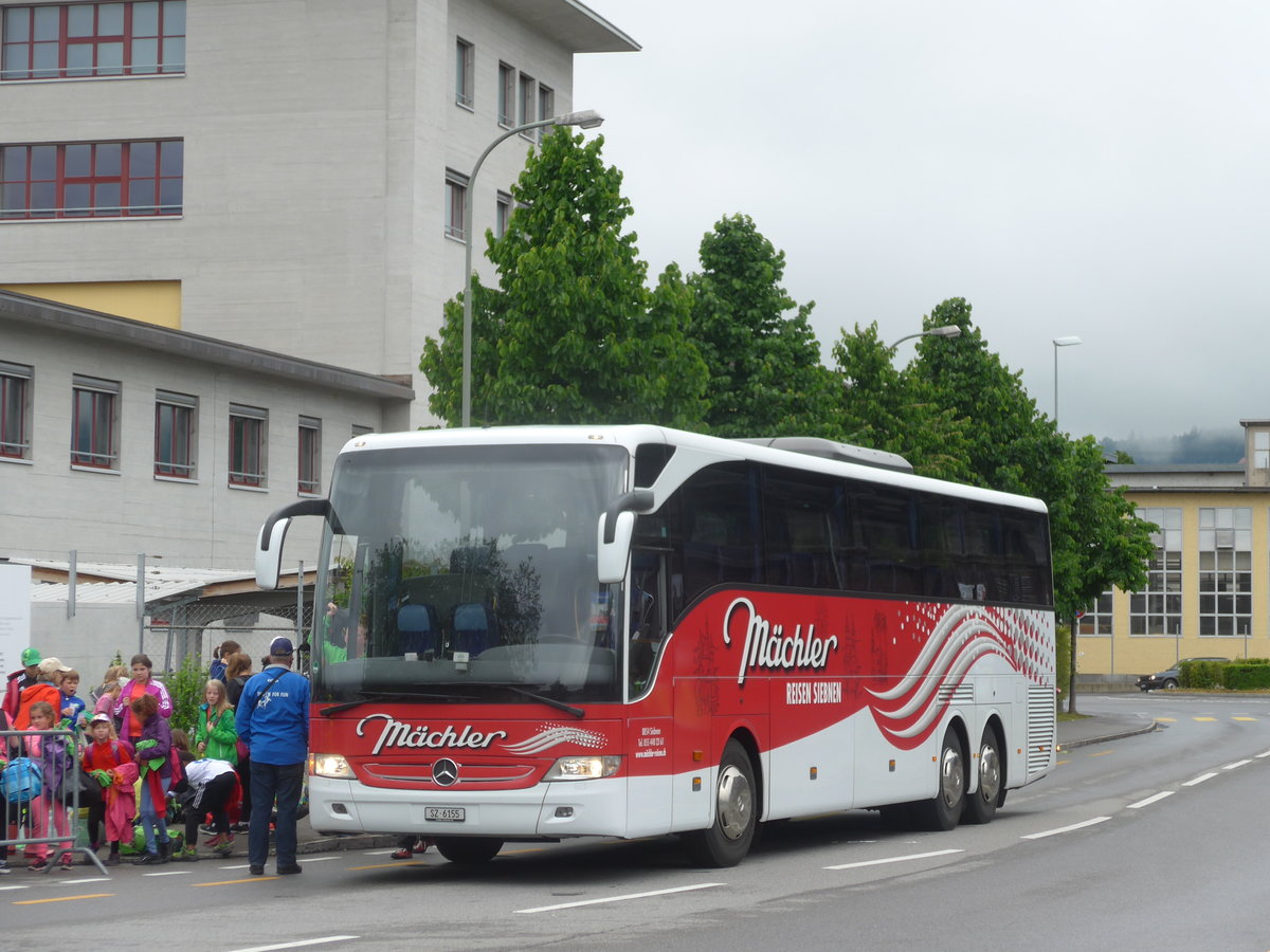 (171'892) - M�chler, Siebnen - SZ 6155 - Mercedes am 19. Juni 2016 in Thun, Dufourkaserne