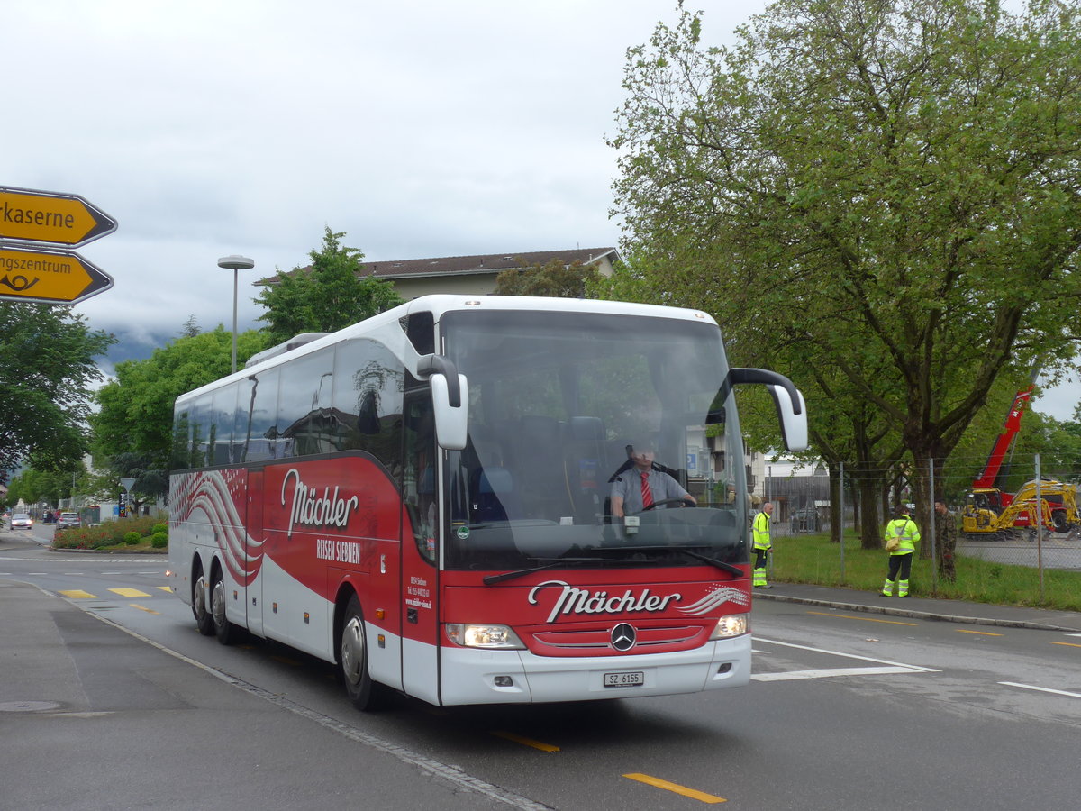 (171'893) - M�chler, Siebnen - SZ 6155 - Mercedes am 19. Juni 2016 in Thun, Dufourkaserne 