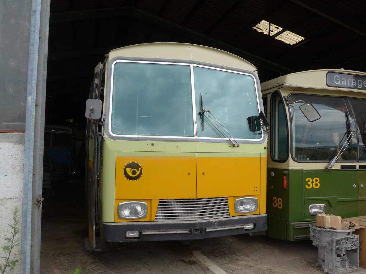 (172'189) - Osterholt, Veysonnaz - Saurer/T�scher (ex von Arx, Cergnat; ex Busset, Vers-l'Eglise; ex Perrodin-M�tral, Le Ch�ble; ex P 24'619) am 25. Juni 2016 in Yvonand, Halle TVS 