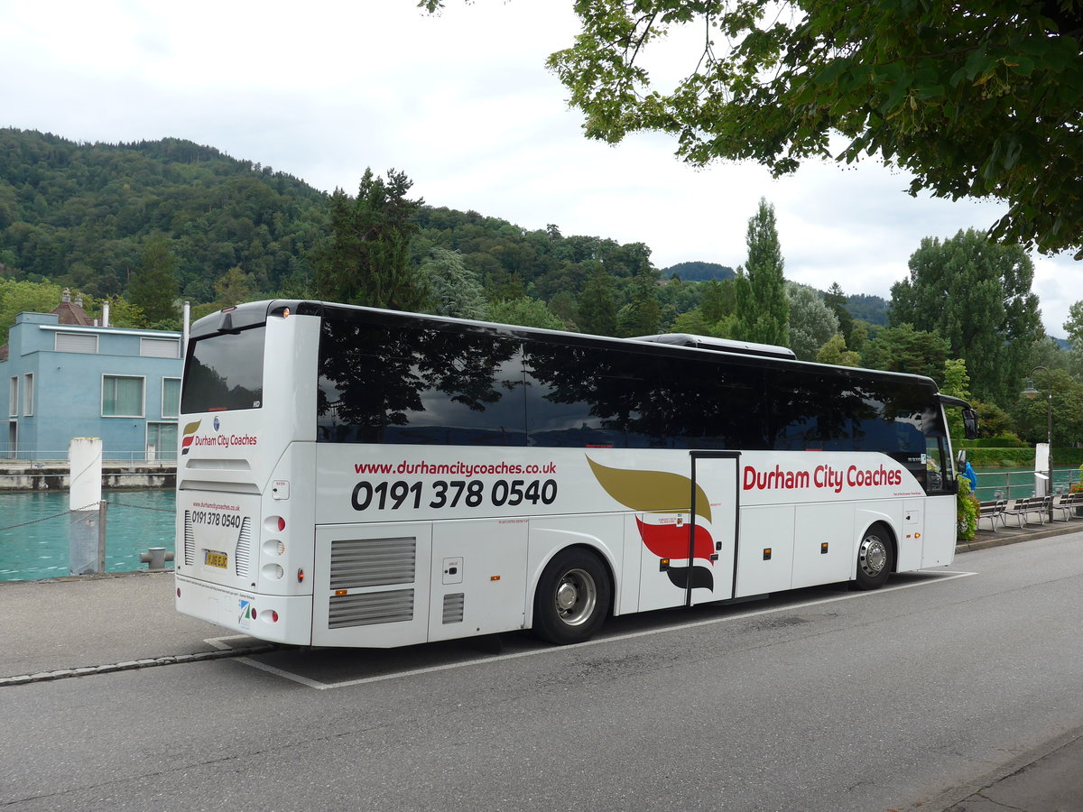 (173'637) - Aus England: Durham City Coaches, Durham - YJ16 EJC - Temsa am 5. August 2016 bei der Schiffl�ndte Thun