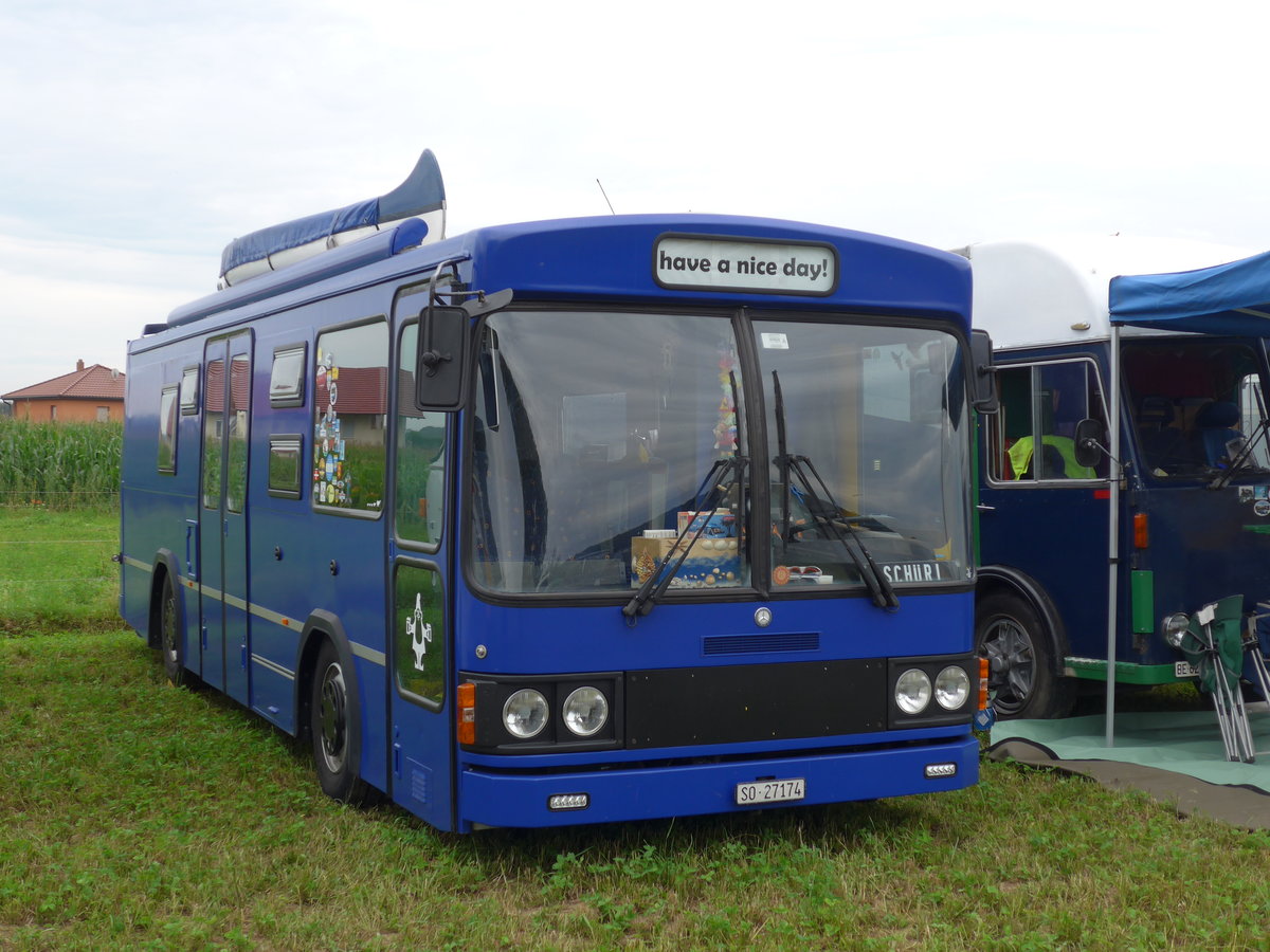 (173'985) - Aus der Schweiz: Wyss, Mettmenstetten - SO 27'174 - FHS Junior (ex RVO Langenthal) am 20. August 2016 in B�singen, Bahnhof