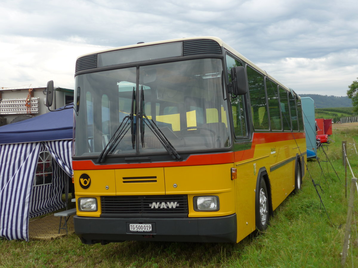 (174'025) - Aus der Schweiz: B�chi, Bussnang - TG 500'019 - NAW/Hess (ex K�ng, Beinwil; ex Voegtlin-Meyer, Brugg Nr. 79) am 20. August 2016 in B�singen, Bahnhof