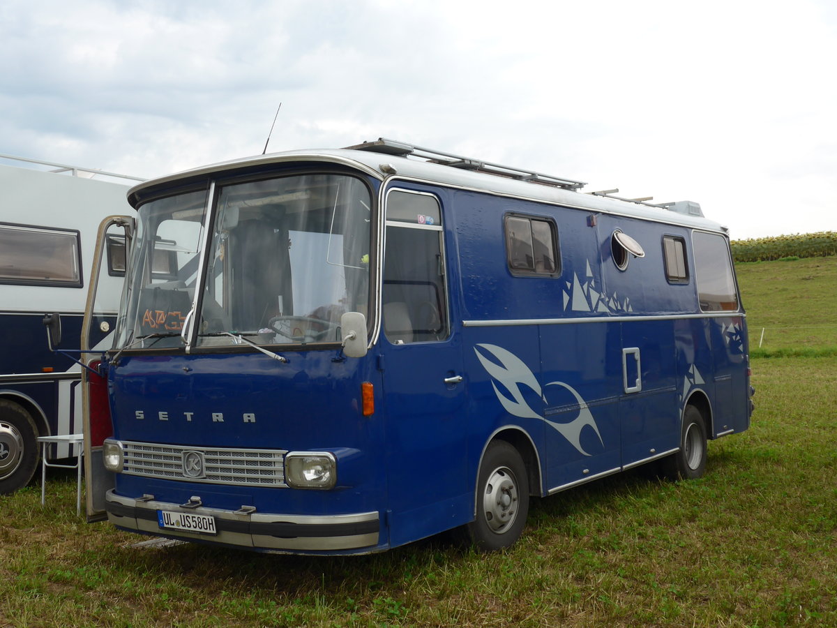 (174'042) - ??? - UL-US 580H - Setra am 20. August 2016 in B�singen, Bahnhof
