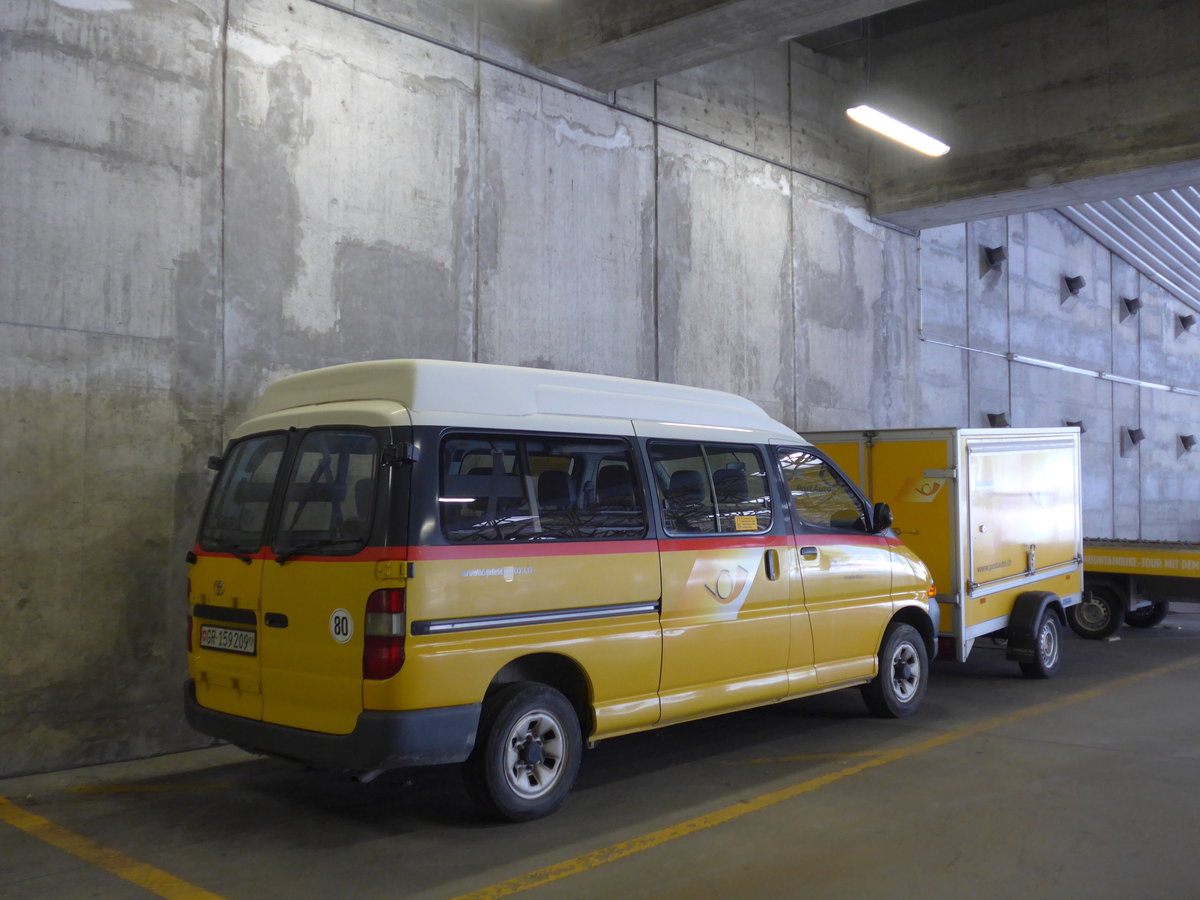 (174'254) - PostAuto Graub�nden - GR 159'209 - Toyota am 21. August 2016 in Thusis, Postautostation