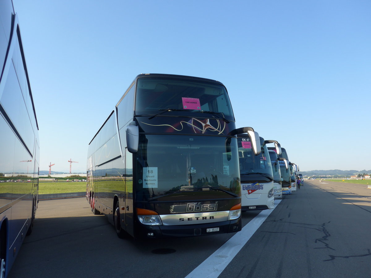 (174'358) - G�ssi, Horw - LU 15'117 - Setra am 28. August 2016 in Estavayer-le-Lac, ESAF