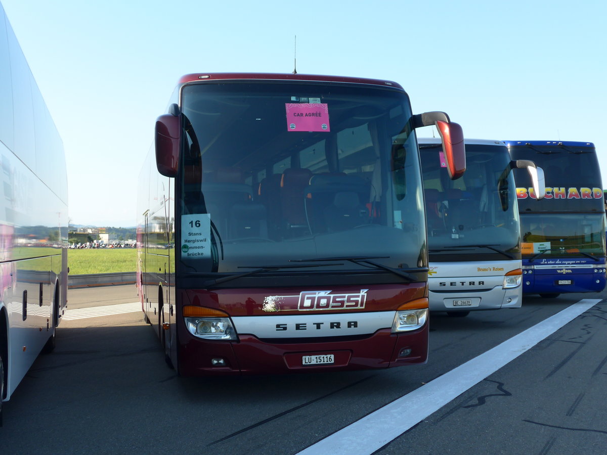 (174'374) - G�ssi, Horw - LU 15'116 - Setra am 28. August 2016 in Estavayer-le-Lac, ESAF