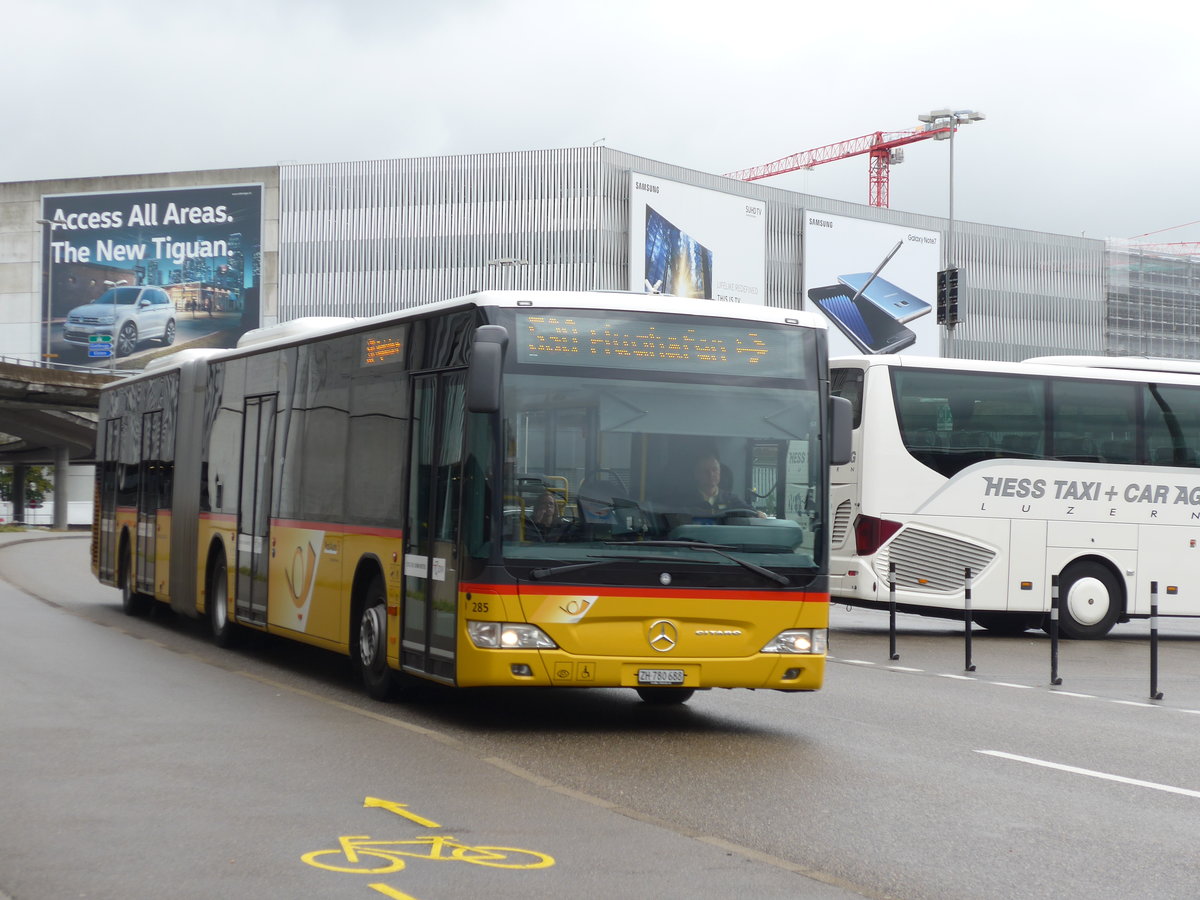 (174'591) - PostAuto Z�rich - Nr. 285/ZH 780'688 - Mercedes am 5. September 2016 in Z�rich, Flughafen