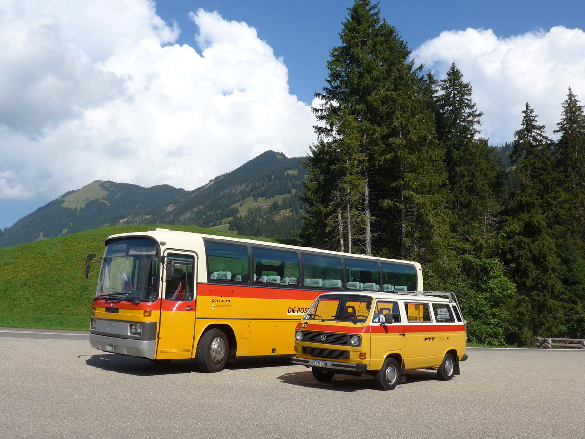 (174'875) - Scheidegger, Sch�nb�hl - BE 471'072 - VW (ex Berwert, Stalden) am 11. September 2016 in S�renberg, Rothornbahn