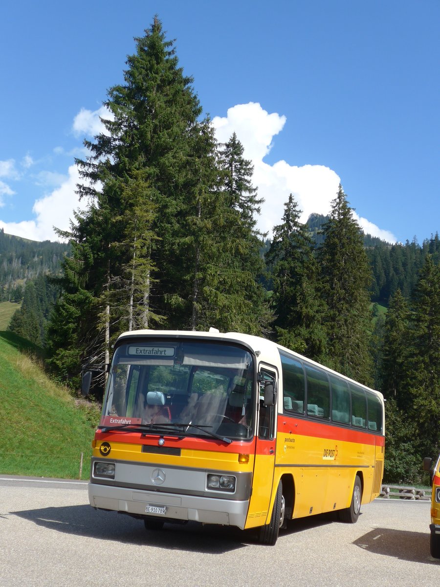 (174'876) - Buzzi, Bern - BE 910'789 - Mercedes (ex Mattli, Wassen) am 11. September 2016 in S�renberg, Rothornbahn
