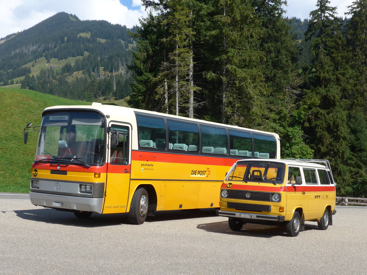 (174'879) - Scheidegger, Sch�nb�hl - BE 471'072 - VW (ex Berwert, Stalden) am 11. September 2016 in S�renberg, Rothornbahn