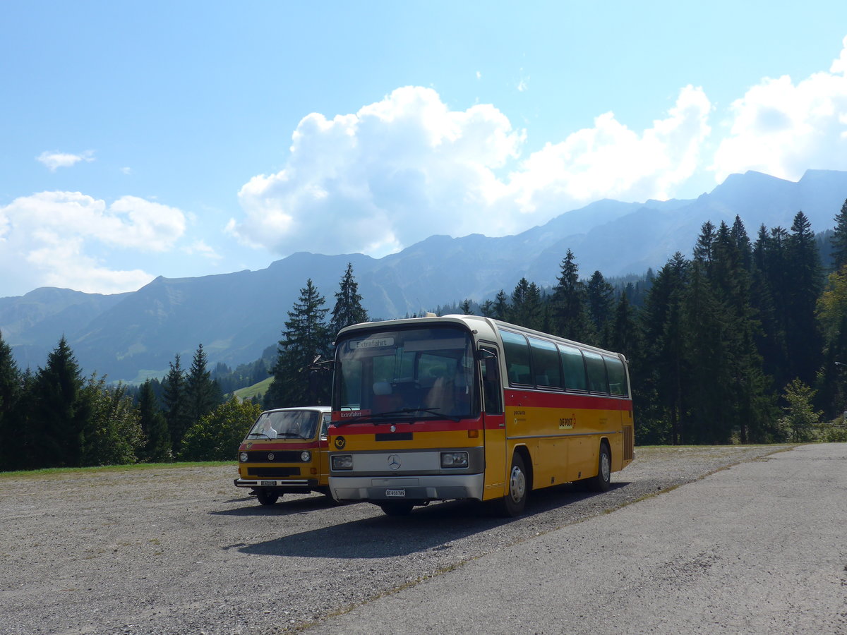 (174'892) - Buzzi, Bern - BE 910'789 - Mercedes (ex Mattli, Wassen) am 11. September 2016 in S�renberg, Skilift Rischli