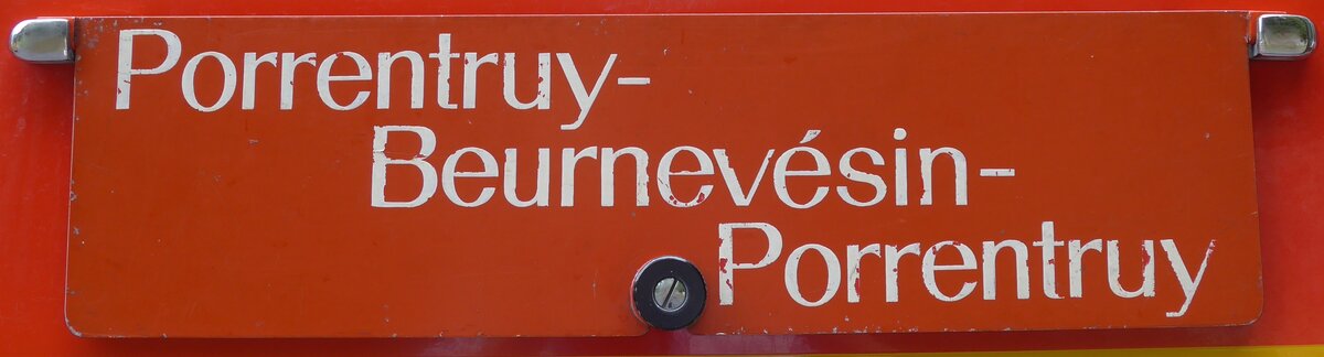 (175'362) - Routentafel - Porrentruy-Beurnev�sin-Porrentruy - am 2. Oktober 2016 in Schelten, Restaurant Scheltenm�hle