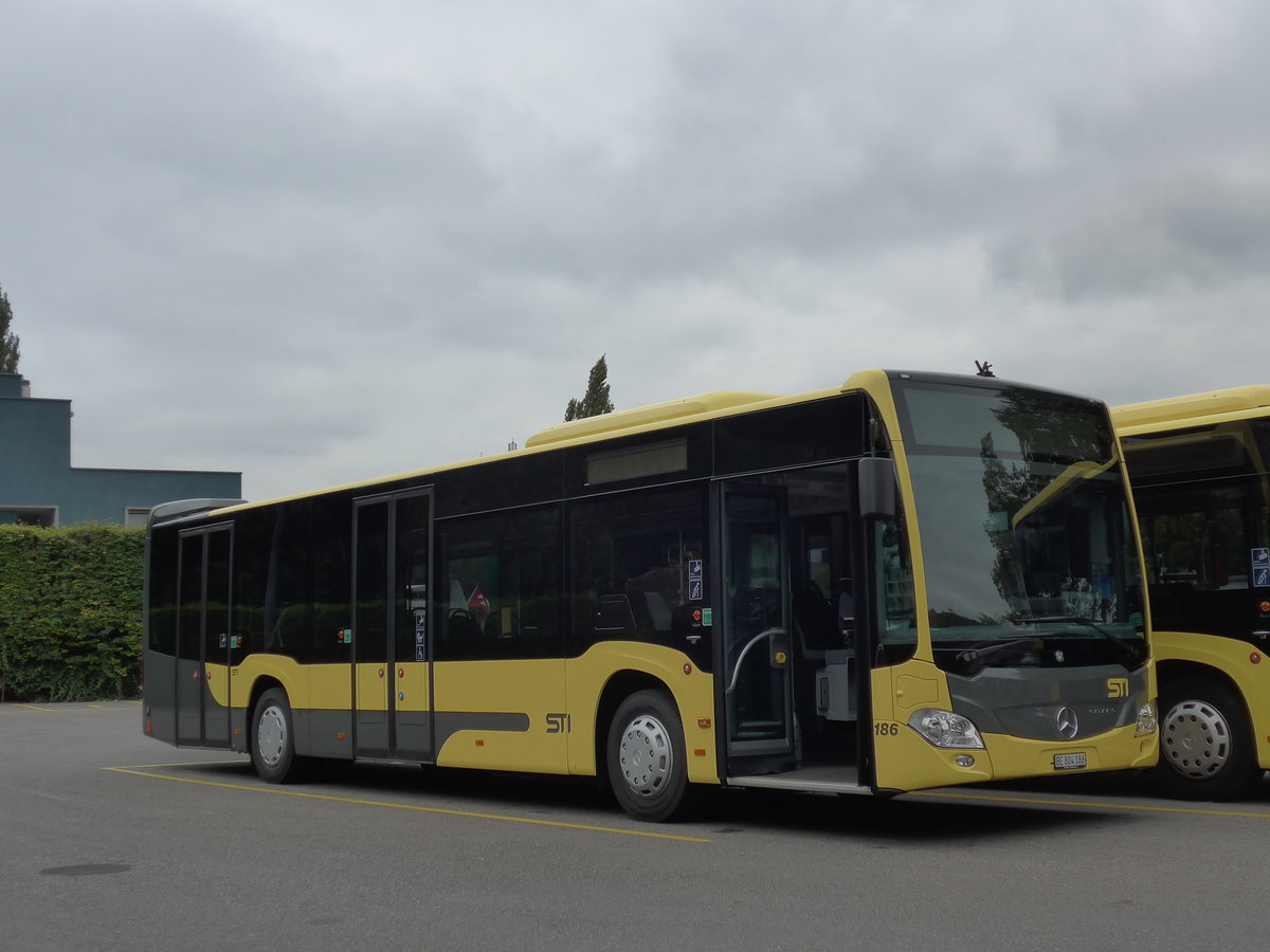 (175'433) - STI Thun - Nr. 186/BE 804'186 - Mercedes am 5. Oktober 2016 bei der Schiffl�ndte Thun