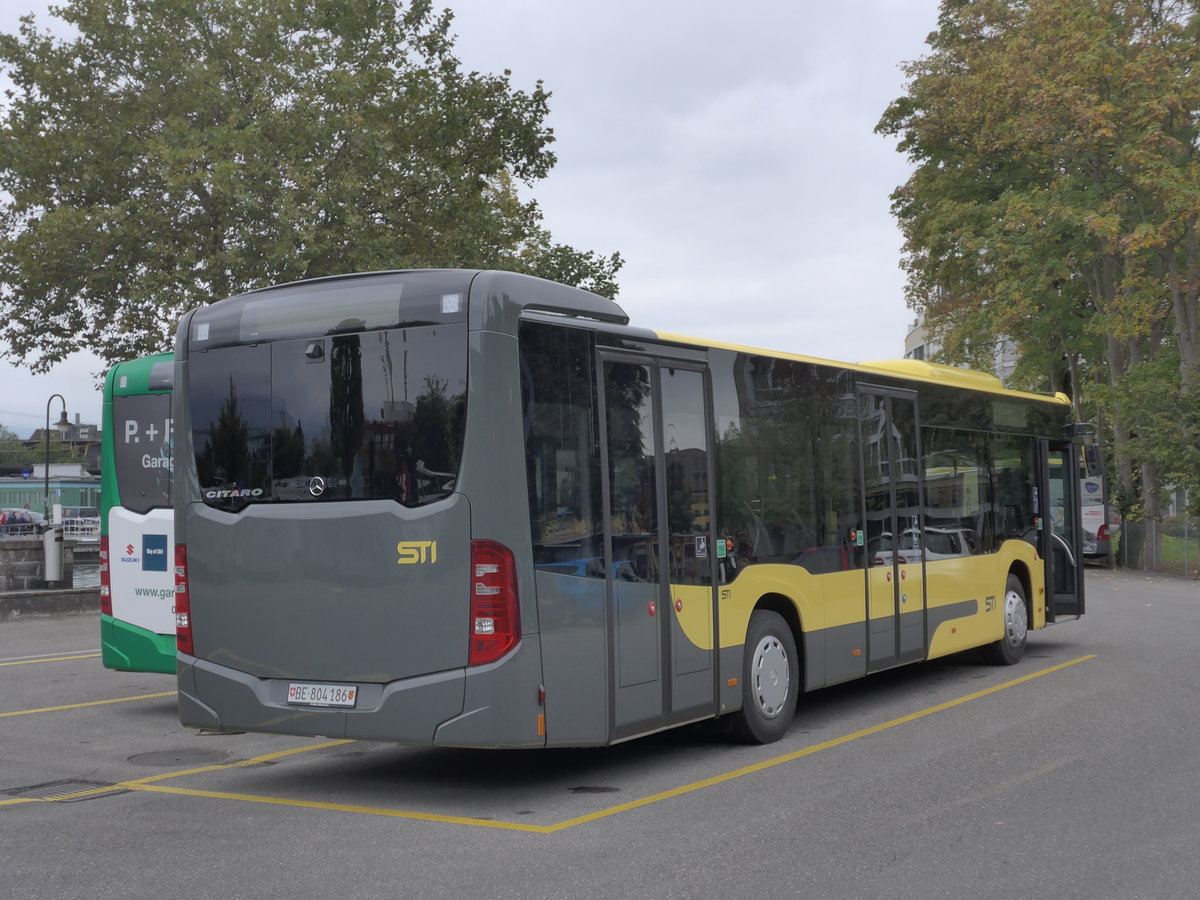 (175'435) - STI Thun - Nr. 186/BE 804'186 - Mercedes am 5. Oktober 2016 bei der Schiffl�ndte Thun