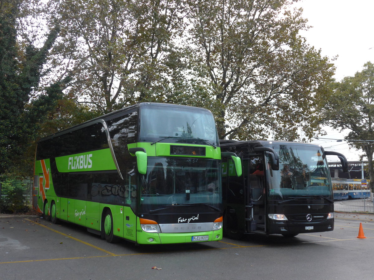 (175'706) - Aus Deutschland: Albus, M�nchen - Nr. M8059/M-EU 8059 - Setra am 18. Oktober 2016 in Z�rich, Sihlquai
