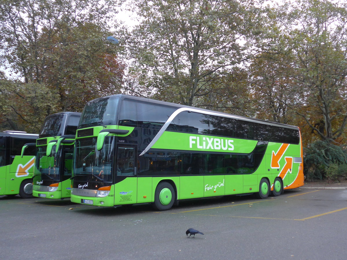 (175'707) - Aus Deutschland: Albus, M�nchen - Nr. M8057/M-EU 8057 - Setra am 18. Oktober 2016 in Z�rich, Sihlquai