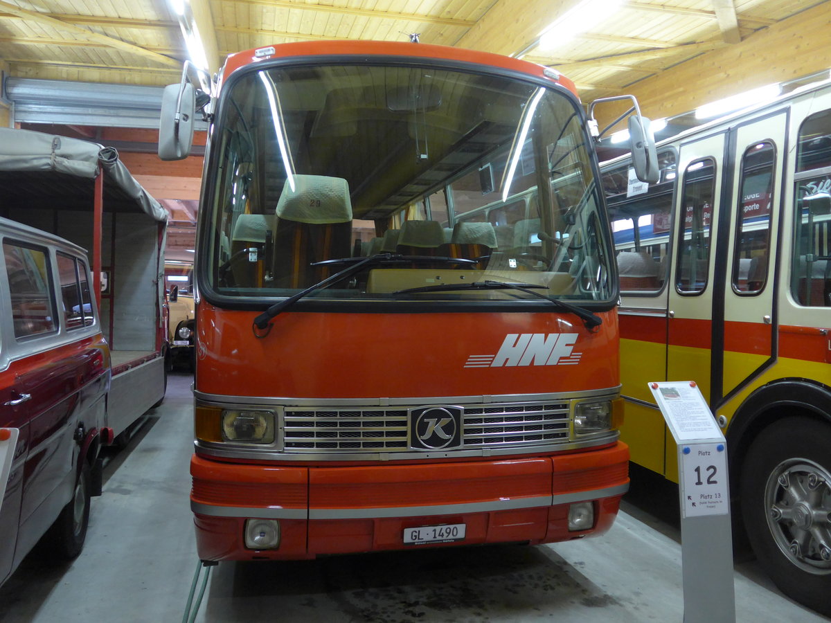 (176'302) - Biegger, Uster - Nr. 31/GL 1490 - Setra (ex AFA Adelboden Nr. 31; ex AFA Adelboden Nr. 10; ex Fr�hlich, Z�rich) am 23. Oktober 2016 in Ziegelbr�cke, Museum