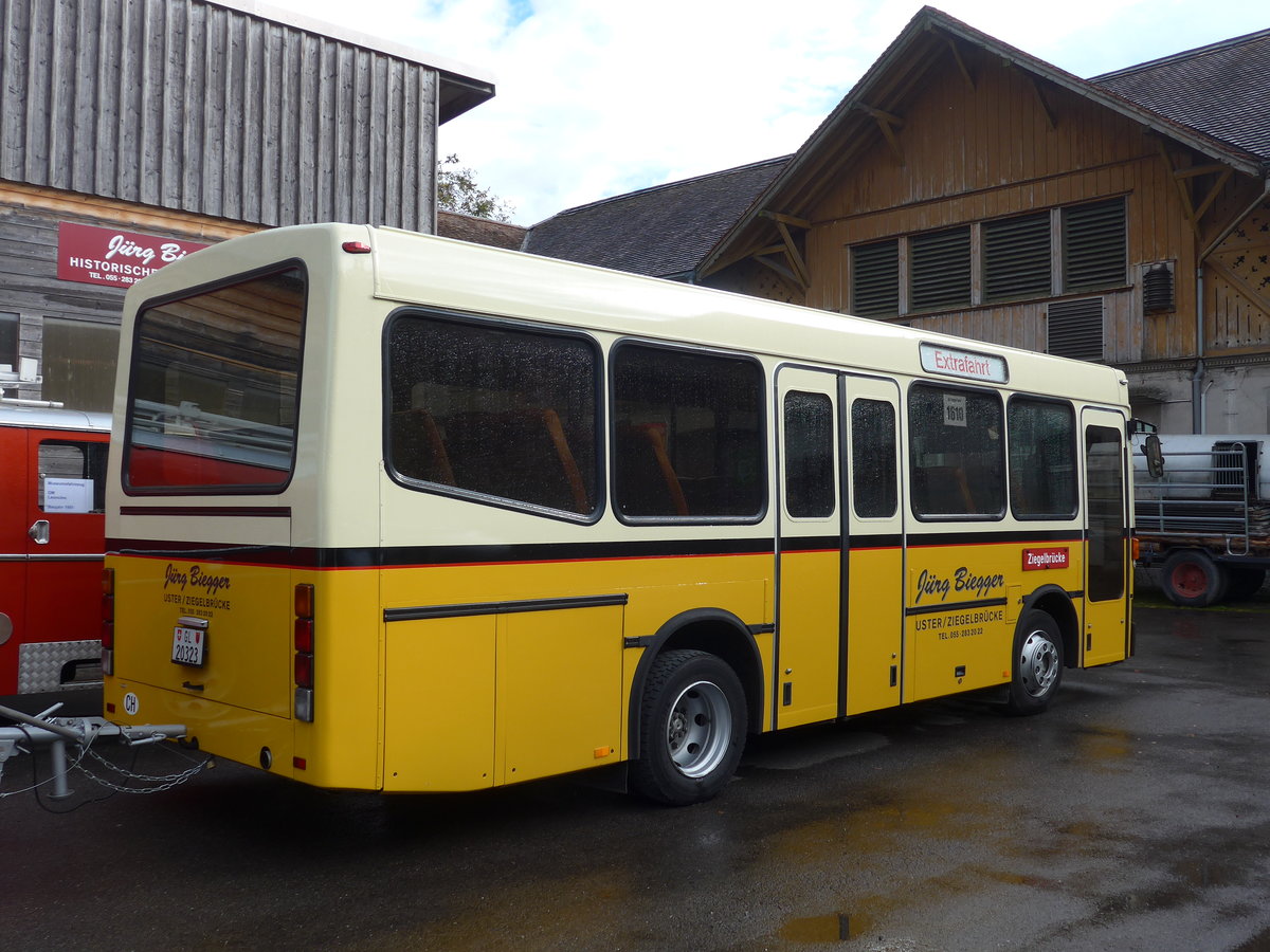 (176'307) - Biegger, Uster - Nr. 11/GL 20'323 - NAW/R&J (ex AS Engi Nr. 7) am 23. Oktober 2016 in Ziegelbr�cke, Museum