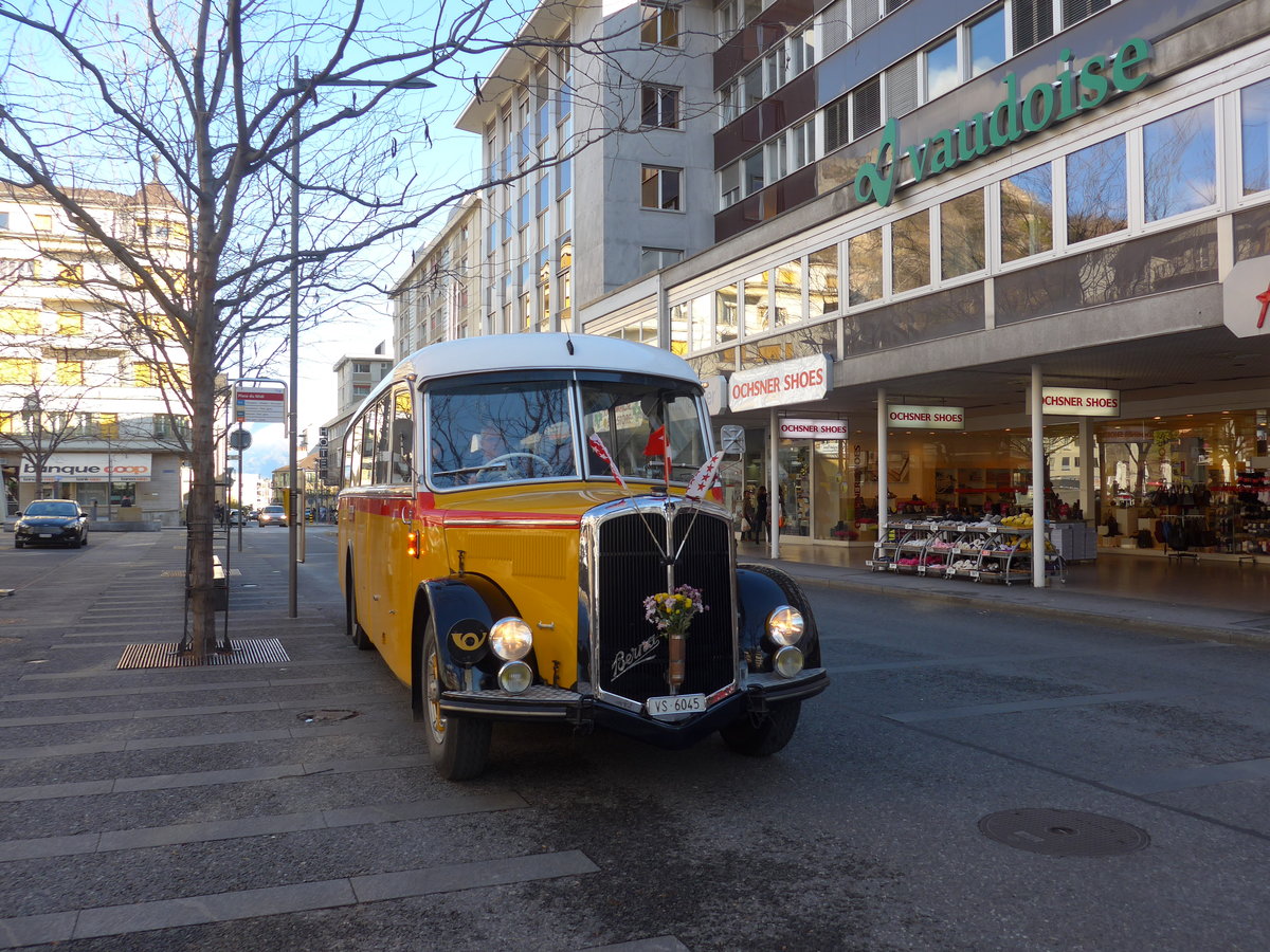 (176'607) - Suter, Savi�se - VS 6045 - Berna/Lauber (ex Kuonen, Leuk; ex Dubuis, Savi�se) am 12. November 2016 in Sion, Place du Midi