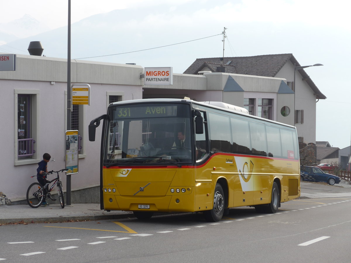 (176'739) - Ev�quoz, Erde - VS 3291 - Volvo am 26. November 2016 in Erde, Post