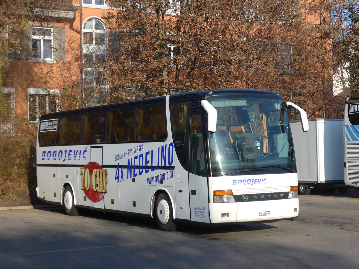 (176'907) - Bogojevic, Z�rich - ZH 312'164 - Setra am 6. Dezember 2016 in Z�rich, Sihlquai