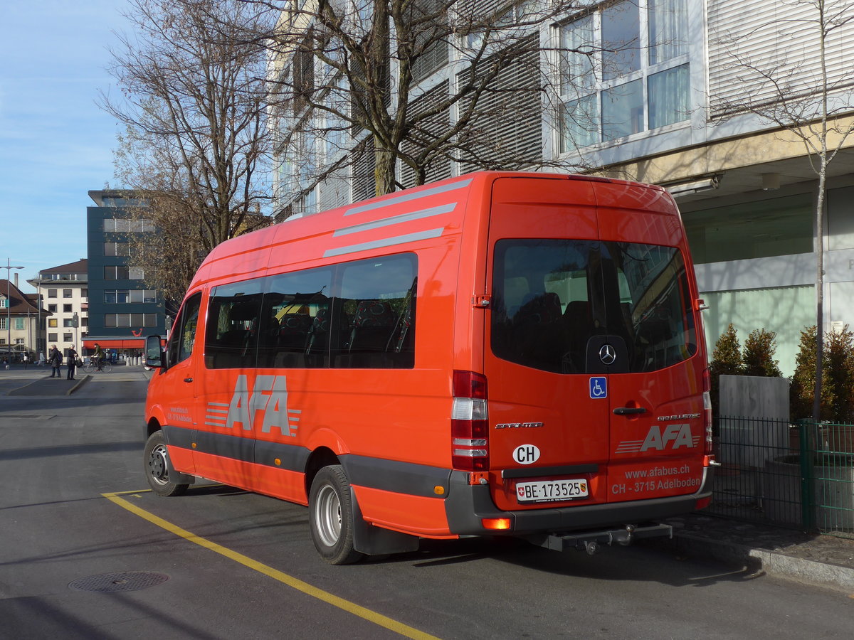 (177'039) - AFA Adelboden - Nr. 29/BE 173'525 - Mercedes am 9. Dezember 2016 bei der Schiffl�ndte Thun (Einsatz STI)