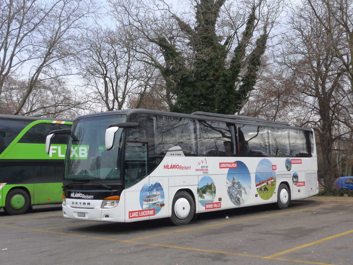 (177'320) - Hil�rio, Sch�tz - LU 254'802 - Setra (ex Marti, Kallnach) am 24. Dezember 2016 in Z�rich, Sihlquai