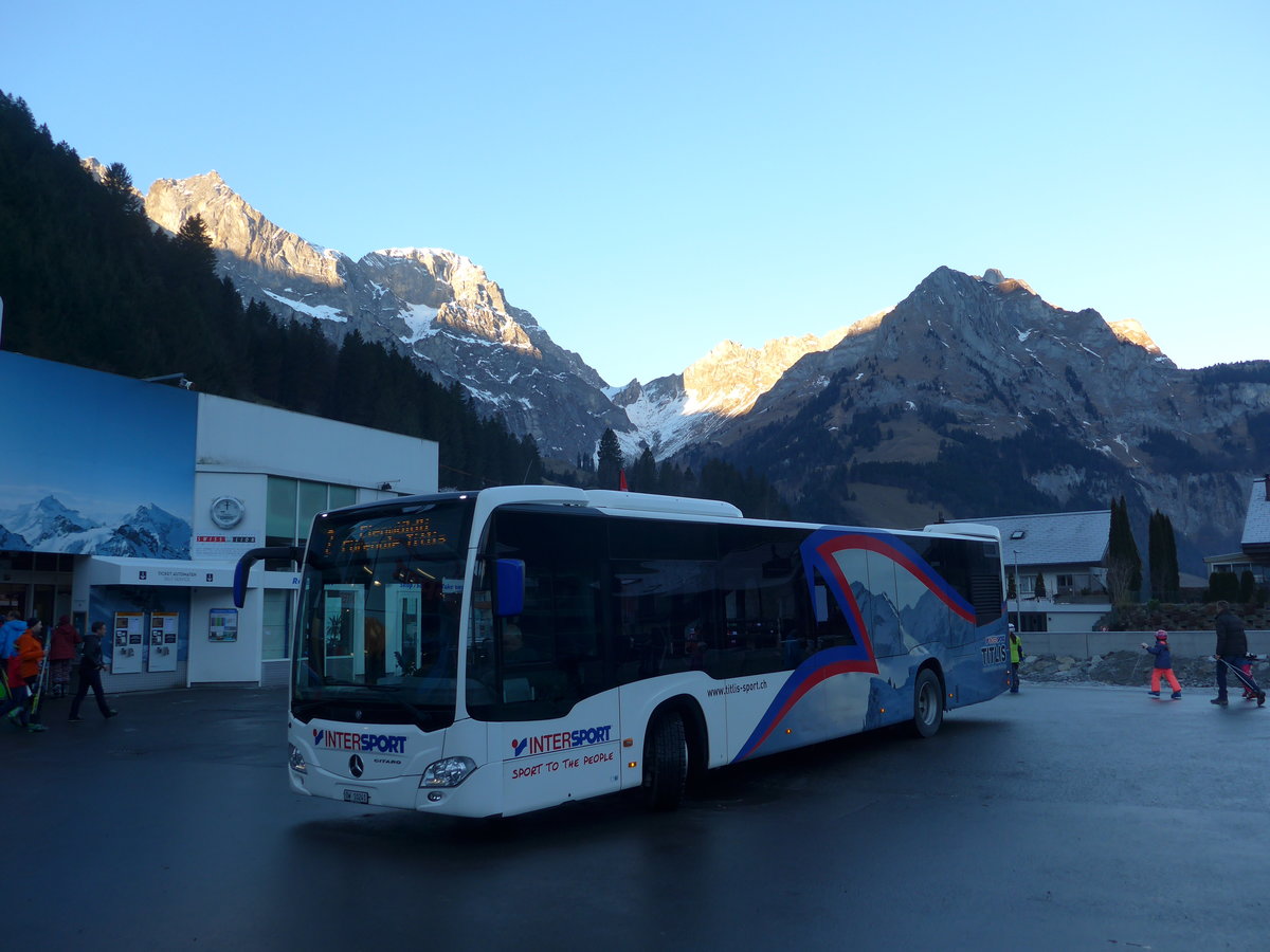 (177'416) - EAB Engelberg - Nr. 5/OW 10'241 - Mercedes (ex VZO Gr�ningen; ex Vorf�hrfahrzeug) am 30. Dezember 2016 in Engelberg, Titlisbahnen