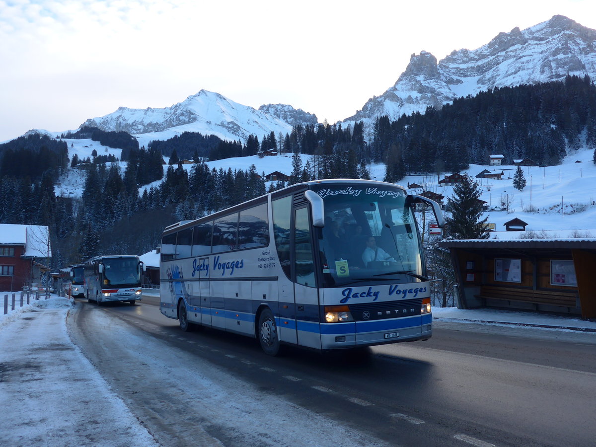 (177'671) - Jacky Voyages, Ch�teau-d'Oex - VD 1188 - Setra am 7. Januar 2017 in Adelboden, Oey