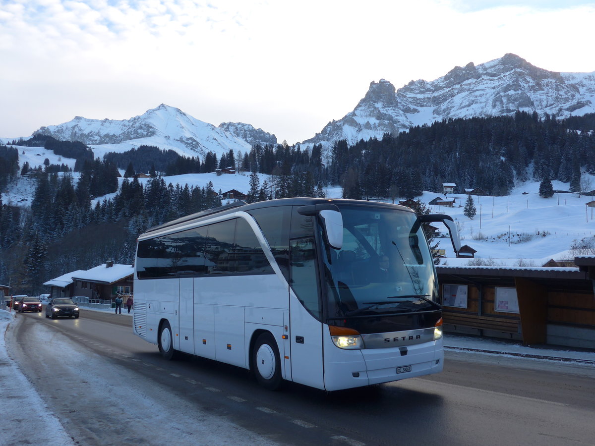 (177'677) - G�u Travel, Neuendorf - SO 38'661 - Setra am 7. Januar 2017 in Adelboden, Oey